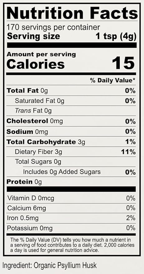 Anthony's Organic Psyllium Husk Powder, 1.5 lb, Gluten Free, Non GMO, Finely Ground, Keto Friendly