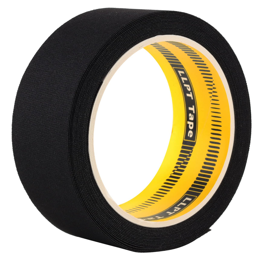 LLPT Wetsuit Repair Tape Iron On 1.6” x 16.5 Ft Seam Sealing Patch Waterproof for Neoprene Wetsuit Drysuit Fishing Suits Industrial Standard Carrier Material Color Black(IR1665)
