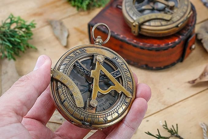 Son Gift to Our Son Compass Gifts for mom and dad with Leather Case Unique Birthday Wedding Day, Son Gifts from mom to Son - Motivational Quote Graduation Back to School Birthday Gift