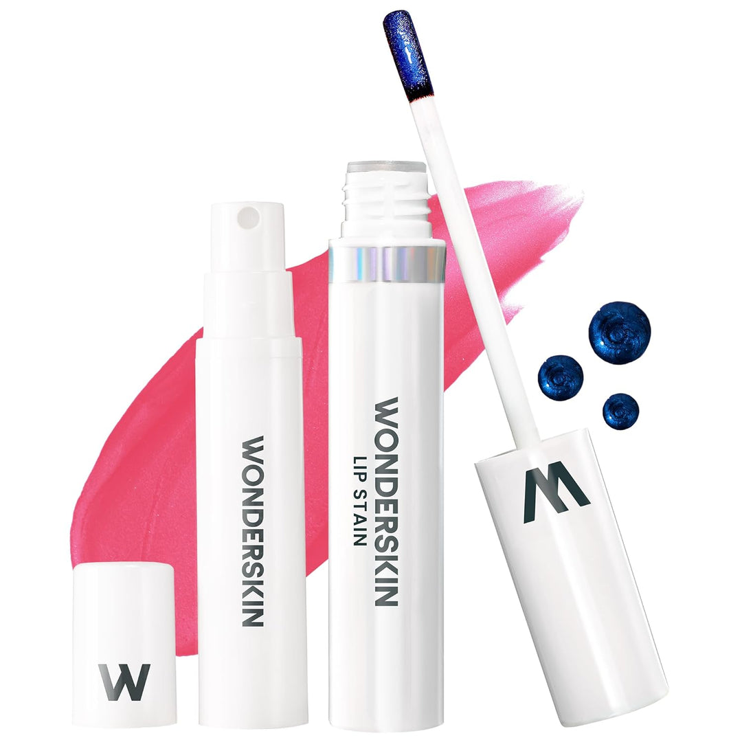 Wonderskin Wonder Blading Lip Stain Kit | Waterproof Red Tint | Long-Lasting