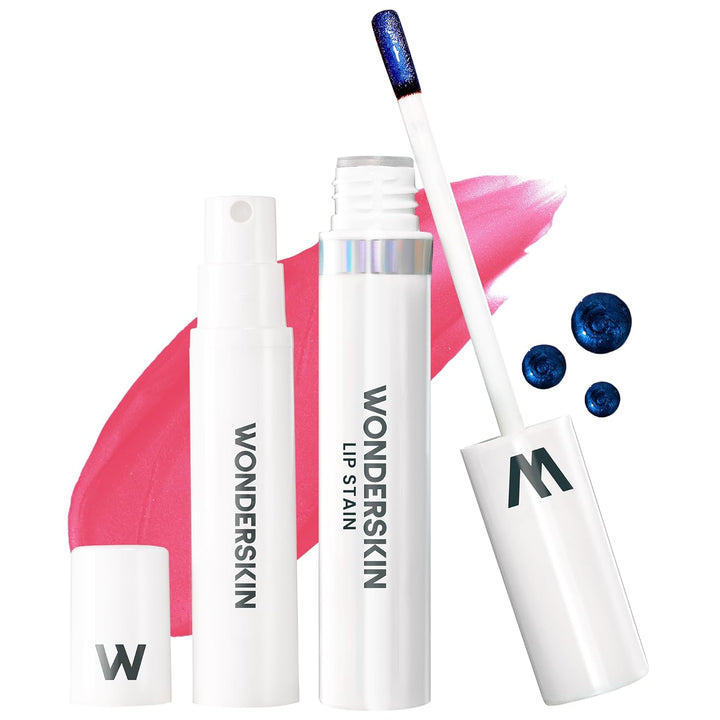 Wonderskin Wonder Blading Lip Stain Kit | Waterproof Red Tint | Long-Lasting