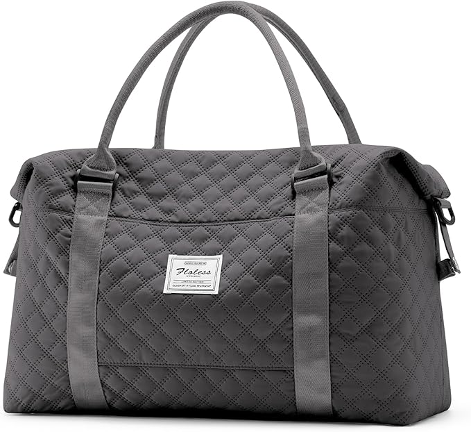 Travel Duffel Bag,Sports Tote Gym Bag,Shoulder Weekender Overnight Bag for Women