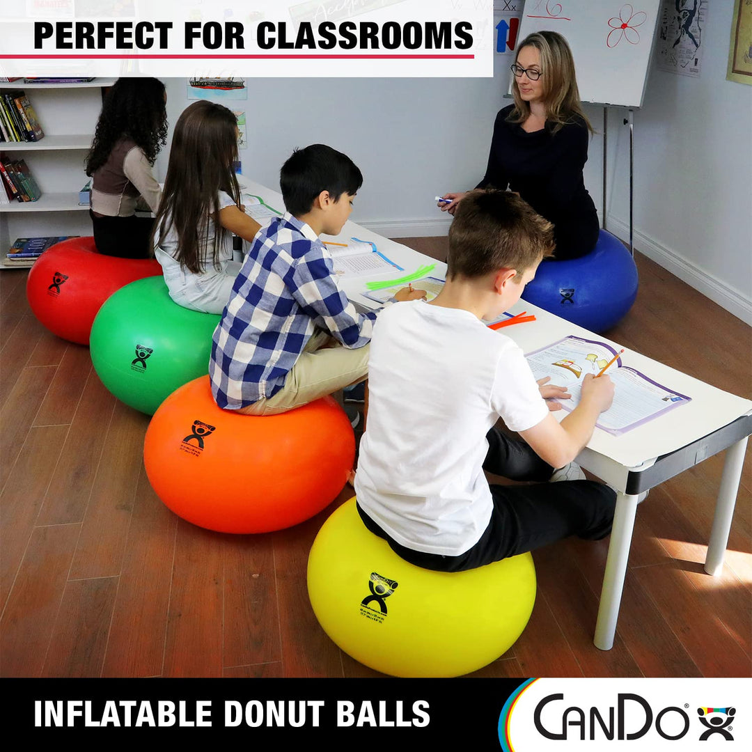 CANDO Donut Exercise, Workout, Core Training, Swiss Stability Ball for Yoga, Pilates and Balance Training in Gym, Office or Classroom