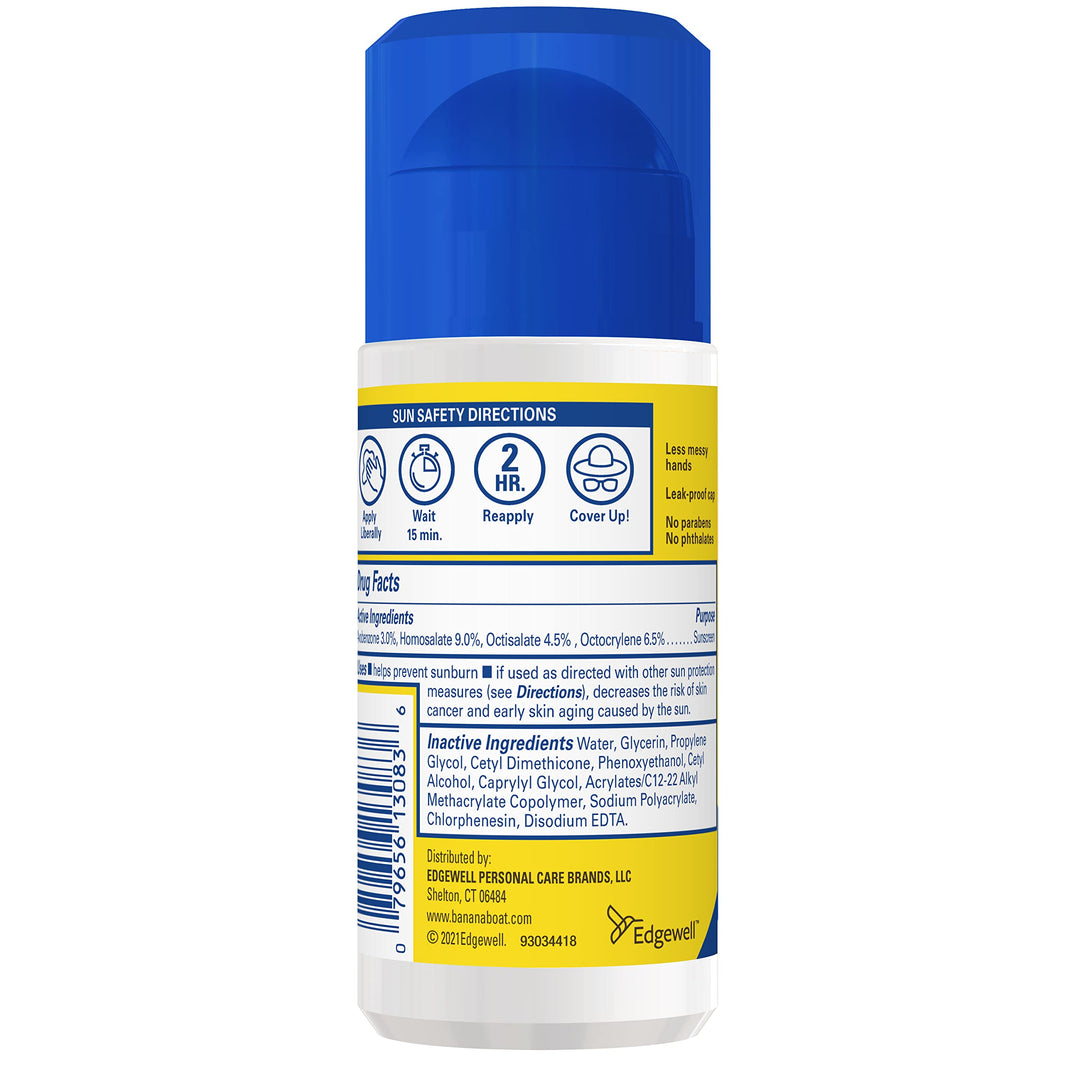 Banana Boat Sport Kids Sunscreen Roll On Lotion SPF 60, 2.5oz | Travel Size Sunscreen for Kids Roll On, Childrens Sunblock SPF 60, 2.5oz