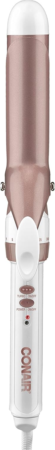 Conair Double Ceramic 3/4-Inch Curling Iron | Tight Curls for Short to Medium Hair