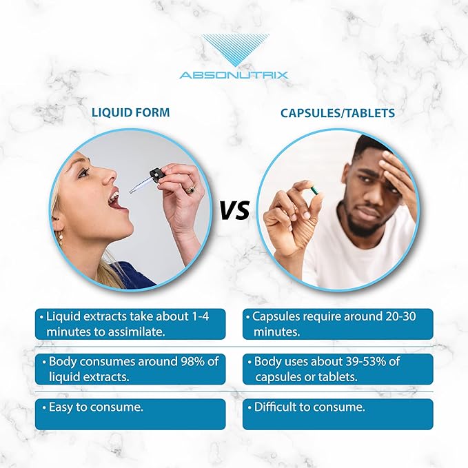 Absonutrix Oil of Oregano 43 mg, 540 Servings, 2 Oz Bottle, High Bioavailability, 85% Carvacrol Oil, Quick Absorption, Potent Ingredients, Cruelty-Free, Third-Party Tested, Non-GMO, Made in USA