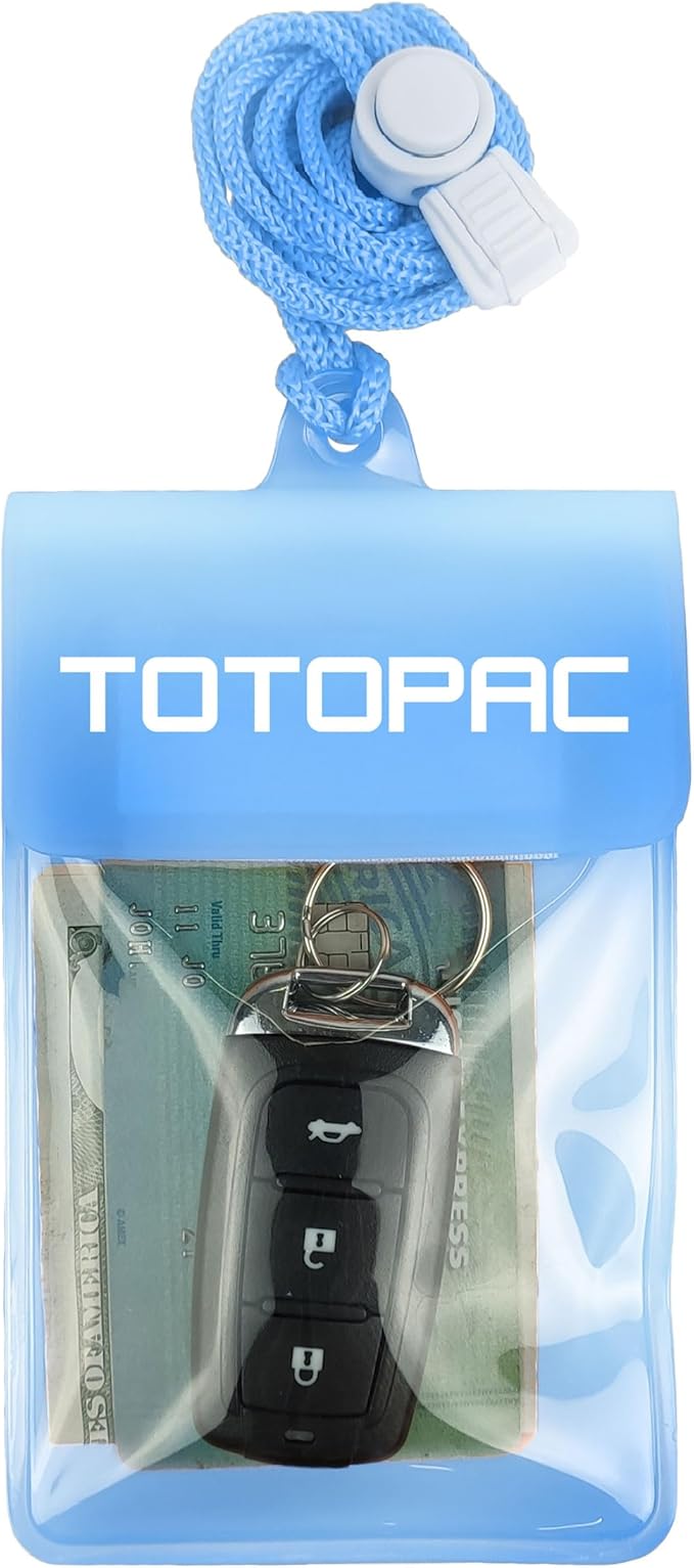 Waterproof Car Key FOB Pouch Submersible Dry Bag Holder for ID Credit Cards Cash Keys Case Swim Surf Floating Wallet