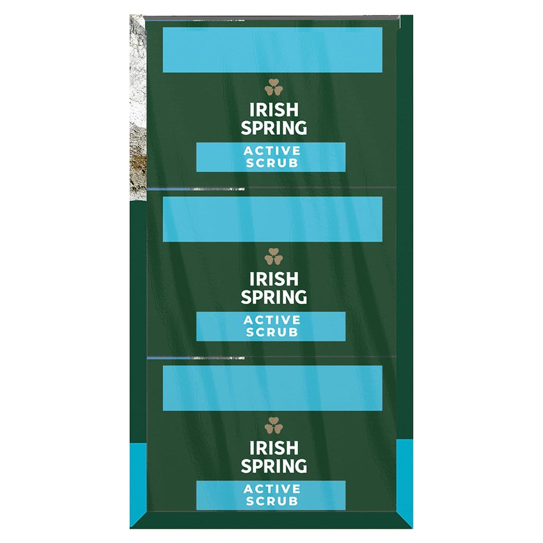 Irish Spring Icy Blast Bar Soap | Fresh & Clean for Men | 24 Pack, 3.7 Oz