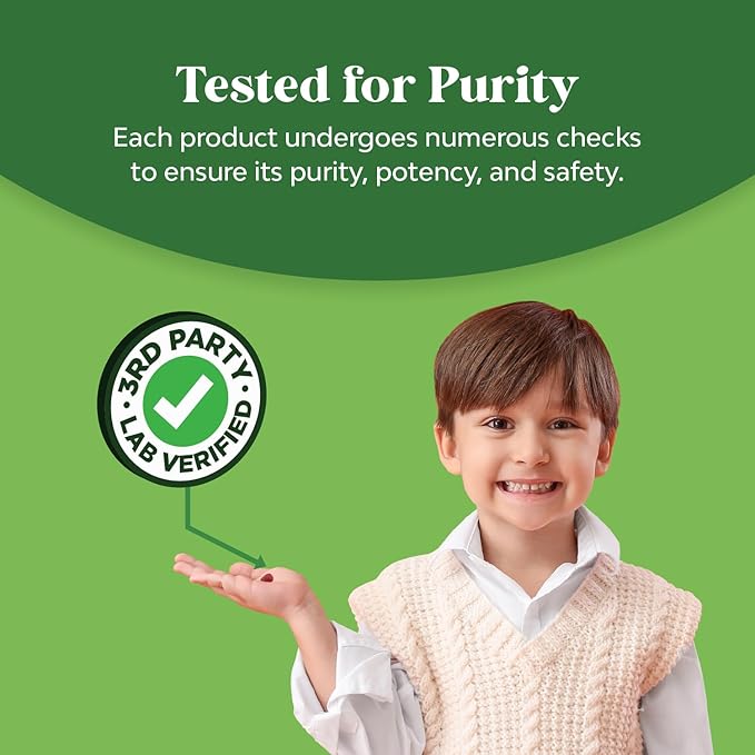 USDA Organic Kids Probiotic Gummies - Gut Bacteria Probiotics for Digestive Health & Stomach Relief - Gentle 2.5B CFU Kids Immune Support & Gut Heath Supplement - Vegan & Non-GMO Chews - 60 Count