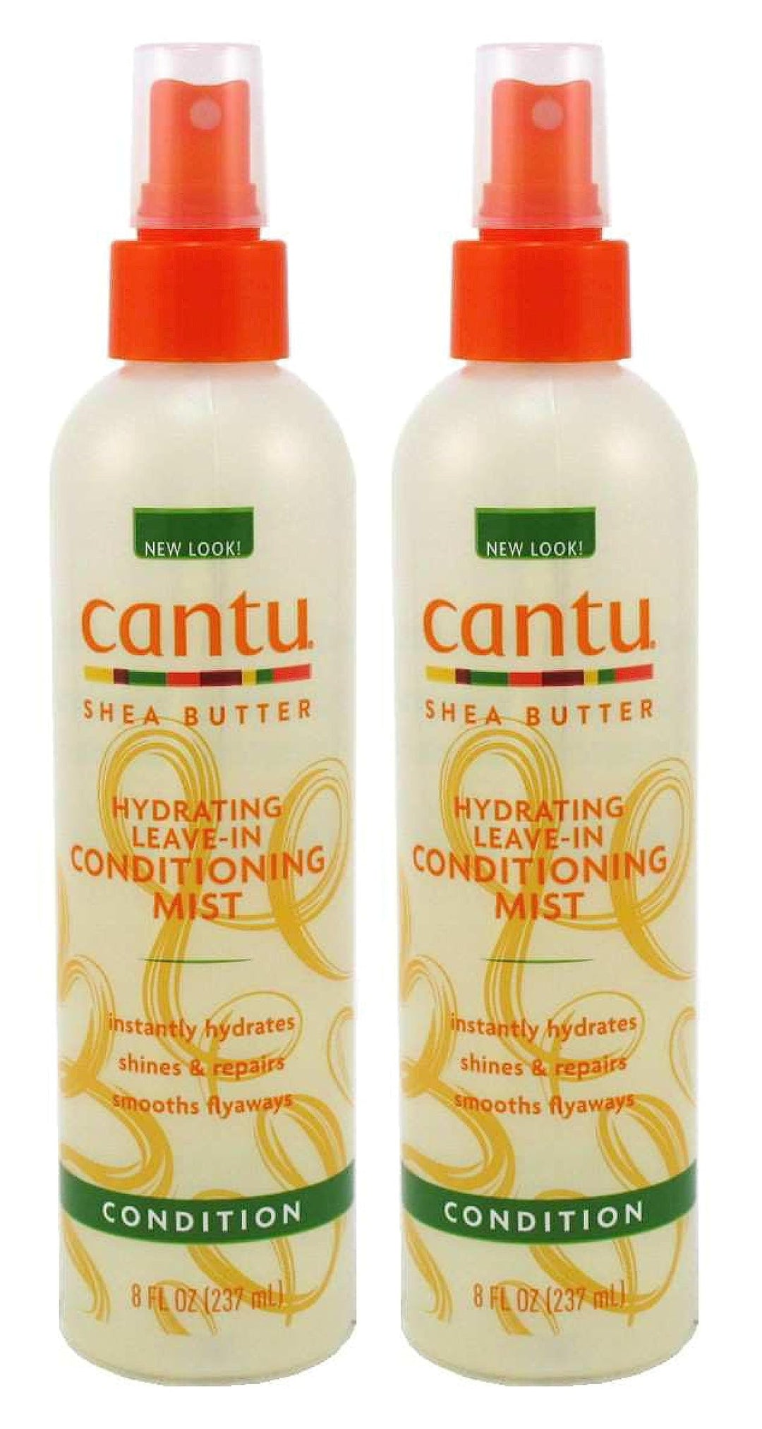Cantu Shea Butter Leave-In Conditioning Mist 8 Ounce (235ml) (Pack of 2)