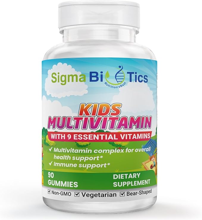 Kids Multivitamin Gummies - Bear-Shaped Kids Vitamin Gummies for Immune Support and Growth - Non-GMO, Vegetarian Daily Gummies - Exciting Flavors - Multivitamins for Kids - 45 Servings