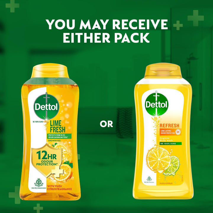 Dettol Body Wash and shower Gel, Refresh - 250ml