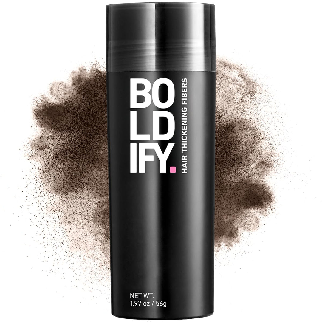 BOLDIFY Hair Fibers 28g | Thinning Hair Solution | Ash Brown for Men & Women