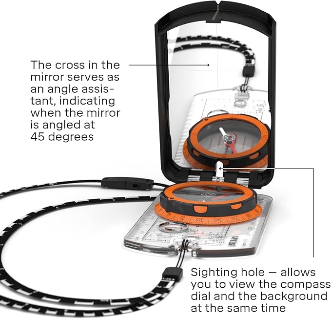 Silva Expedition S Compass | Night-Enabling Luminous Markings | Perfect for Navigation, Hiking, Trekking and Hunting