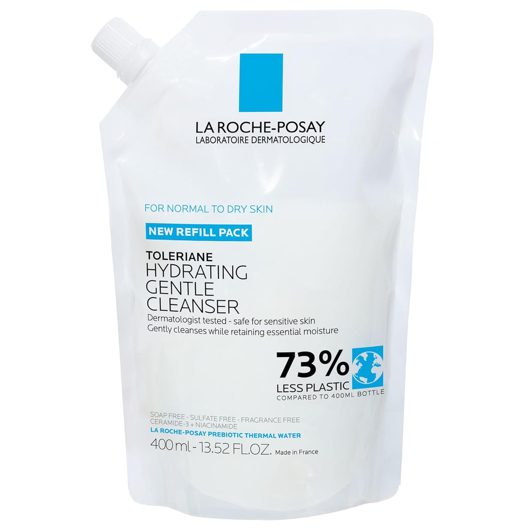 La Roche-Posay Toleriane Hydrating Face Cleanser | Niacinamide & Ceramides | Fragrance-Free, For Sensitive Skin
