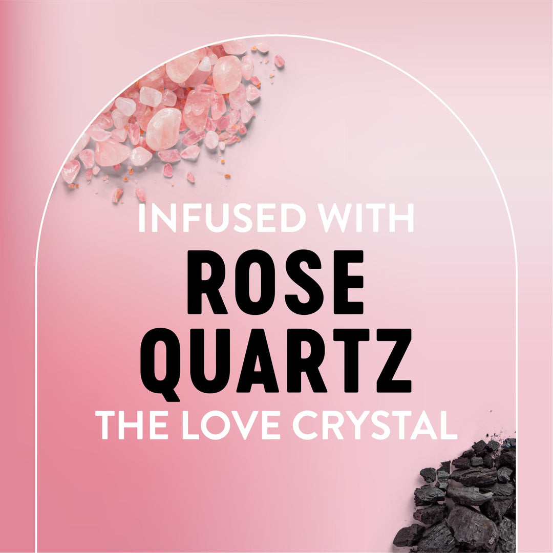 Bioré Rose Quartz + Charcoal Daily Purifying Cleanser, Oil Free Facial Cleanser Energizes Skin, Dermatologist Tested and Cruelty Free, 6.77 oz