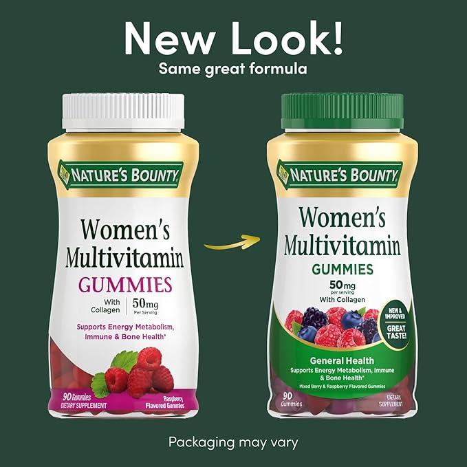 Nature's Bounty Women Multivitamin, Vitamin Supplements for Adults, Fruit Flavored, 90 Gummies