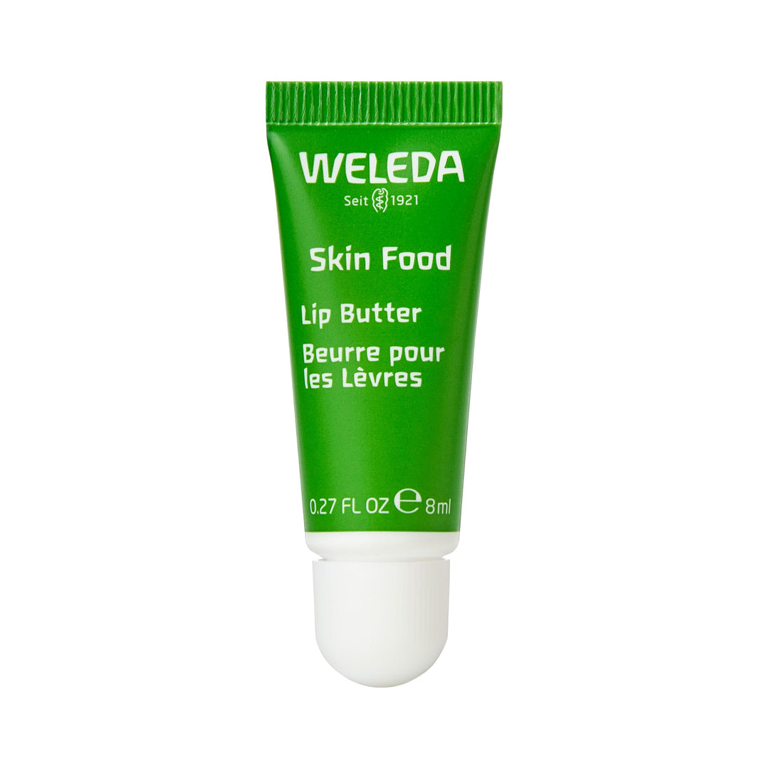 Weleda Skin Food Lip Butter, 0.27 Ounce, Plant Rich Moisturizing Lip Care with Sunflower Seed Oil, Chamomile and Calendula