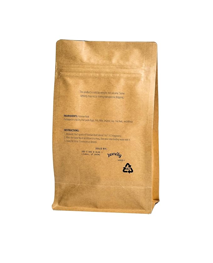 Valerian Root (4 oz) Cut & Sifted Herbal Tea, No Fillers Or Additives