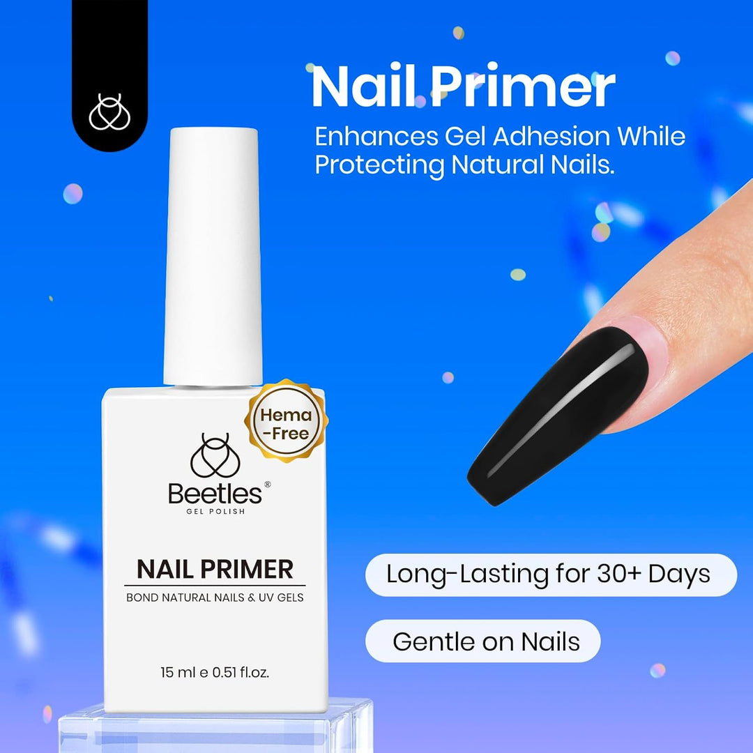 Beetles Matte Gel Top Coat & Base Coat Set | 3Pcs 15ml | Long-Lasting Nail Polish for Women