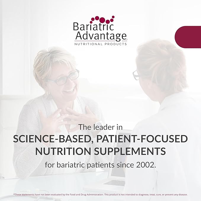 Bariatric Advantage Ultra Multivitamin with Iron - Ultra Multi with Iron - Capsule Format Multivitamin - Provides Full Complex of B Vitamins - with Vitamin C, Chromium & More - 90 Capsules