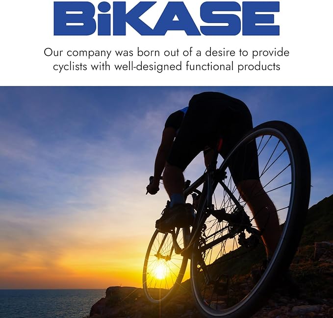 BIKASE Big Momma Bicycle Rack - Trunk Bag with MIK Attachment, Black