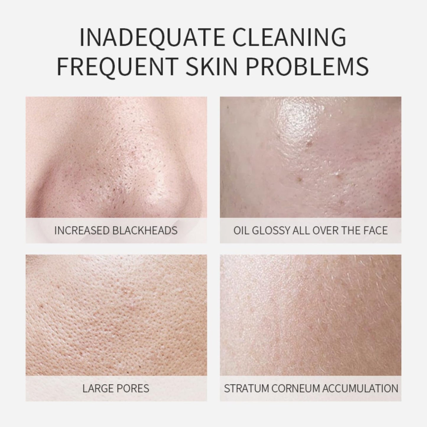 3PCS Face Care Kit & Set - Firming Skin & Blackhead Remover for Face Set – Deep Cleansing Nose care Kit with No/se Blackhead removal Liquid, 50pcs No/se Pore Strips & Pore Minimising Serum