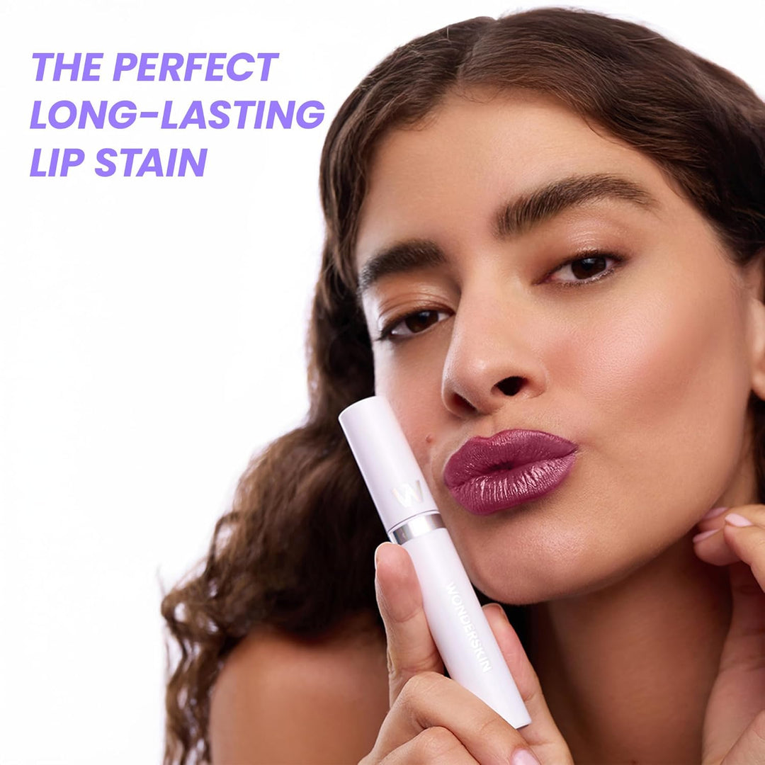 Wonderskin Wonder Blading Lip Stain Kit | Waterproof Red Tint | Long-Lasting
