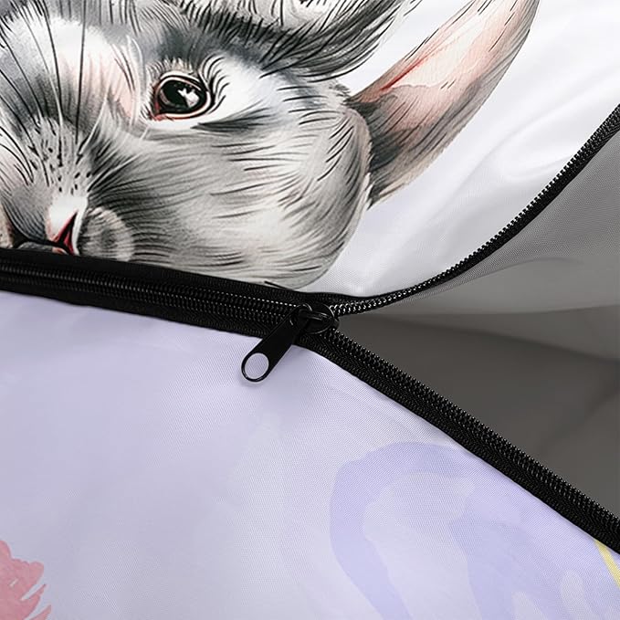 AILONEN Kids Floral Cat Camping Sleeping Bags,Lightweight & Waterproof,3 Season Warm & Cool Weather,Kawaii Kitten Sleeping Bags for Girls Adults,Travelling,Outdoors