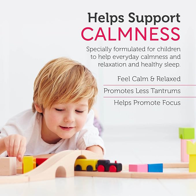 Zahler ChildCalm, Kosher Fruit Punch Chewable Magnesium for Kids - Natural Calm, Mood Support, and Relaxation - Calming Kids Magnesium Supplement Childrens Magnesium, 60 Tablets