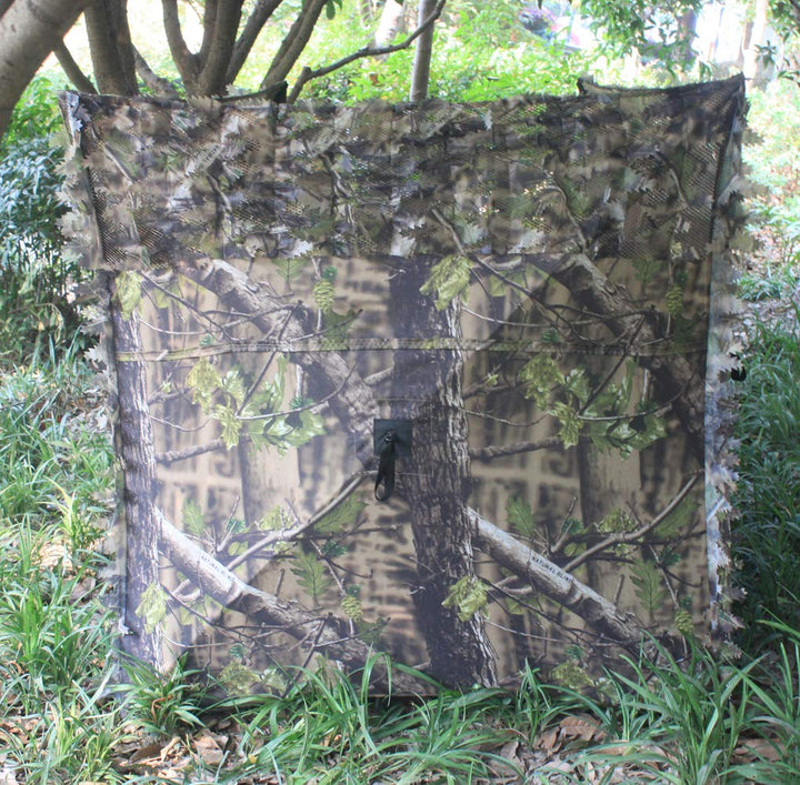 AUSCAMOTEK Turkey Hunting Pop up Ground Blind Portable Quick Setup Lightweight Deer Blind Camouflage Tent Green