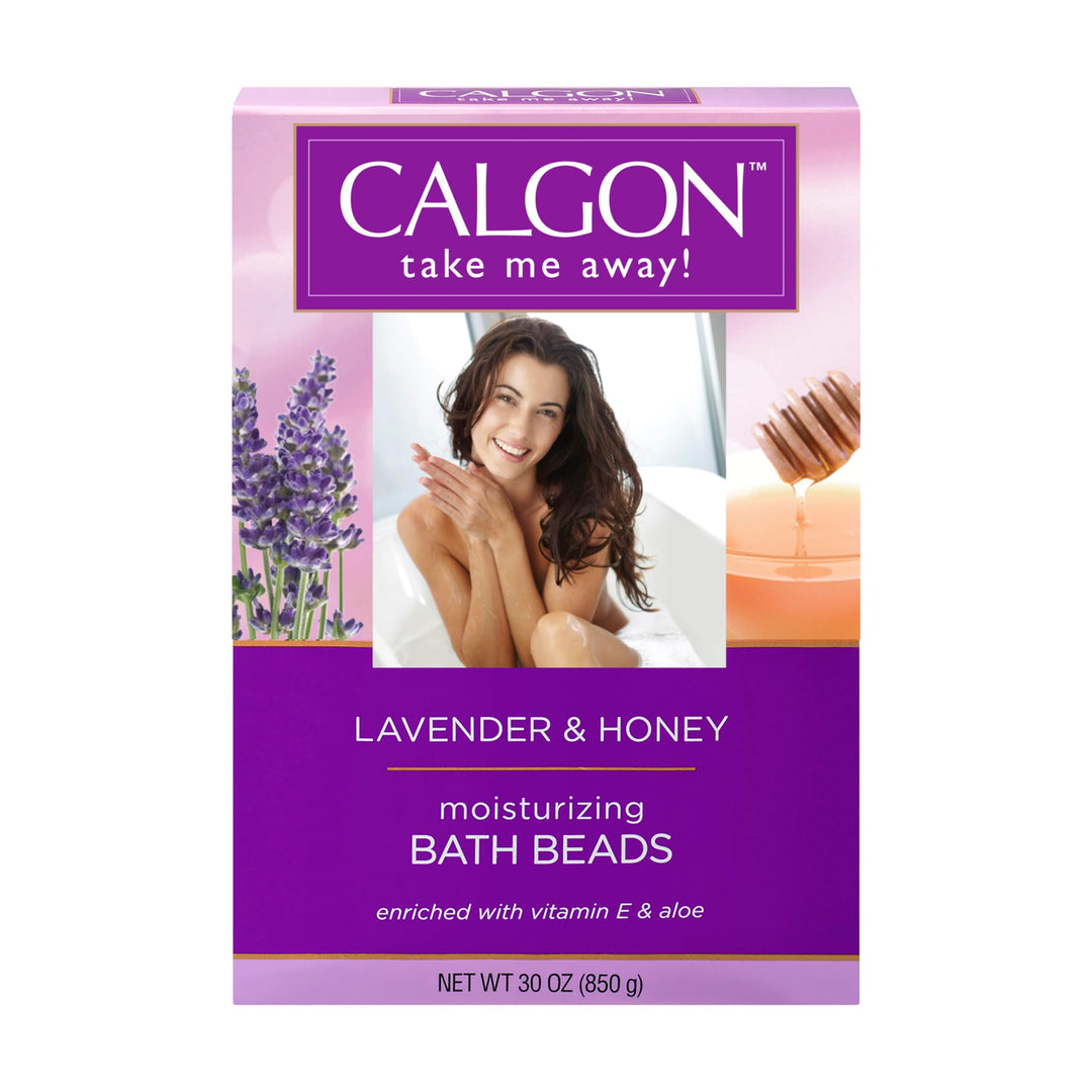Parfums De Coeur Calgon Ultra-Moisturizing Bath Beads Lavender And Honey, 30 Oz