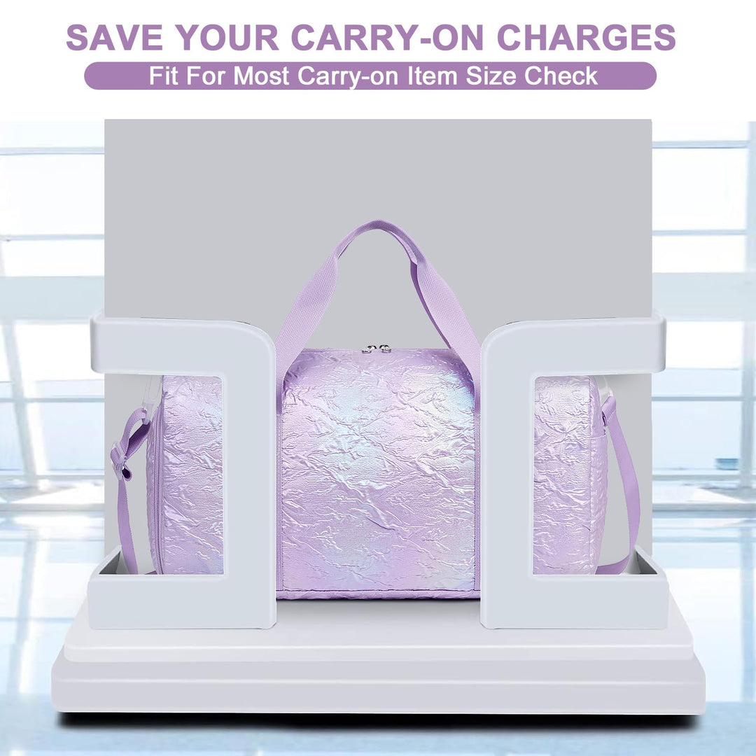 BLUBOON Duffle Bag Girls Kids Cute Gym Bag with Shoes Compartment & Wet Separation Waterproof Sports Overnight Travel Bag