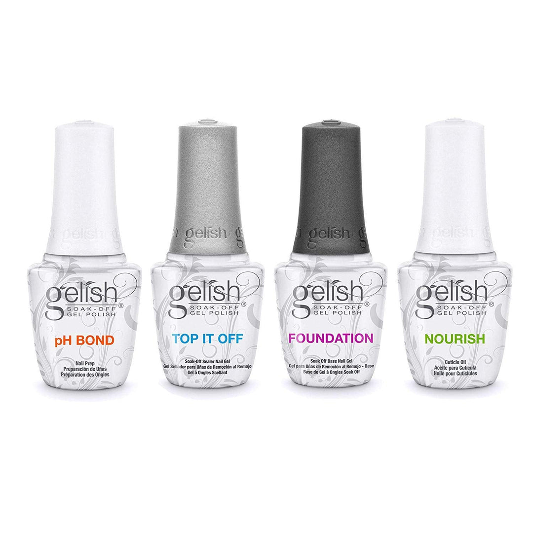 Gelish Fantastic Four Soak Off Gel Nail Polish Kit