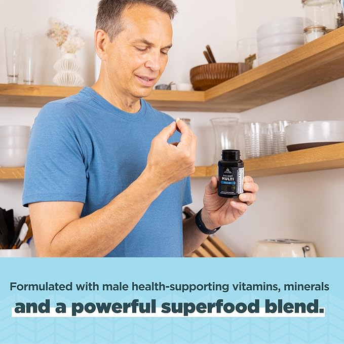 ANCIENT NUTRITION Men's 40+ 1-Day Multivitamin, 30 CT