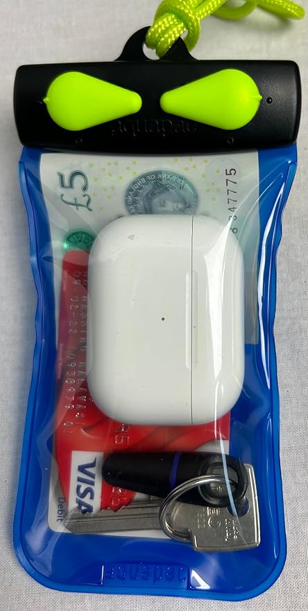 Aquapac Keymaster Waterproof Travel Case, Made in the UK, Carry Cord, Travel Essential, 5 Year Warranty, Watersports, Hiking, Mountain Biking, Running Accessory