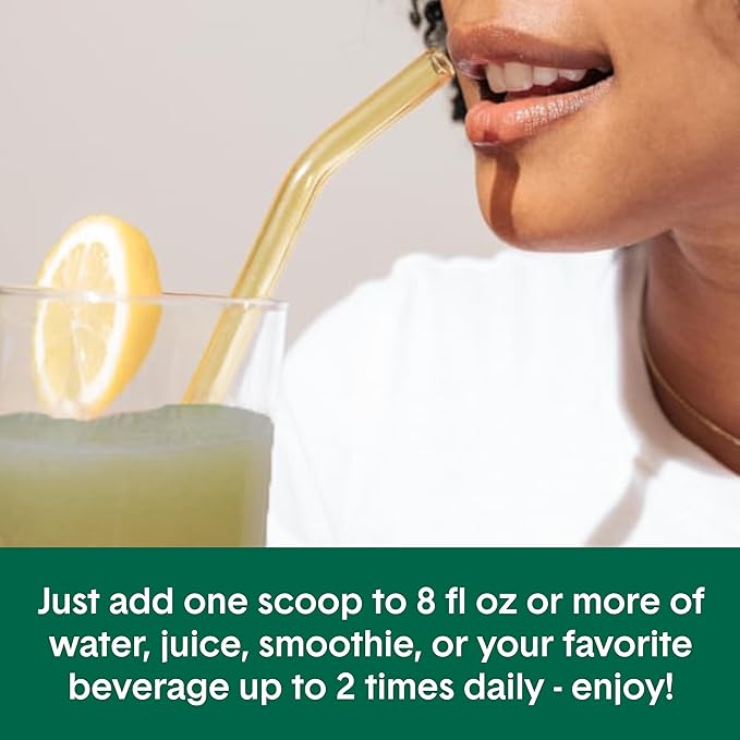 Bellway Super Fiber + Greens Powder, Sugar-Free Psyllium Husk Fiber Supplement Powder with Super Greens (30 Servings)