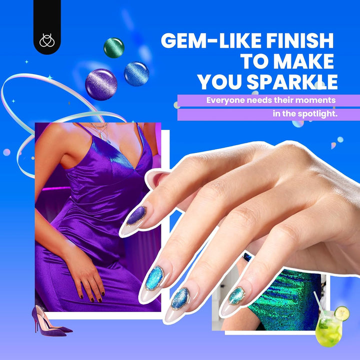 45 Colors Gel Nail Polish Kit | UV Light & Nail Tools | Travel-Friendly Gift for Women