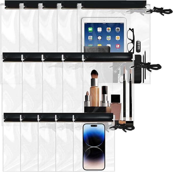 15 Pack Waterproof Bags Clear Water Tight Pouch Holder 3 Sizes Dry Bags Boating Waterproof Cases Sealable Phone Pouch for iPhone iPad Maps Camera Document Holder Kayaking Swimming Beach
