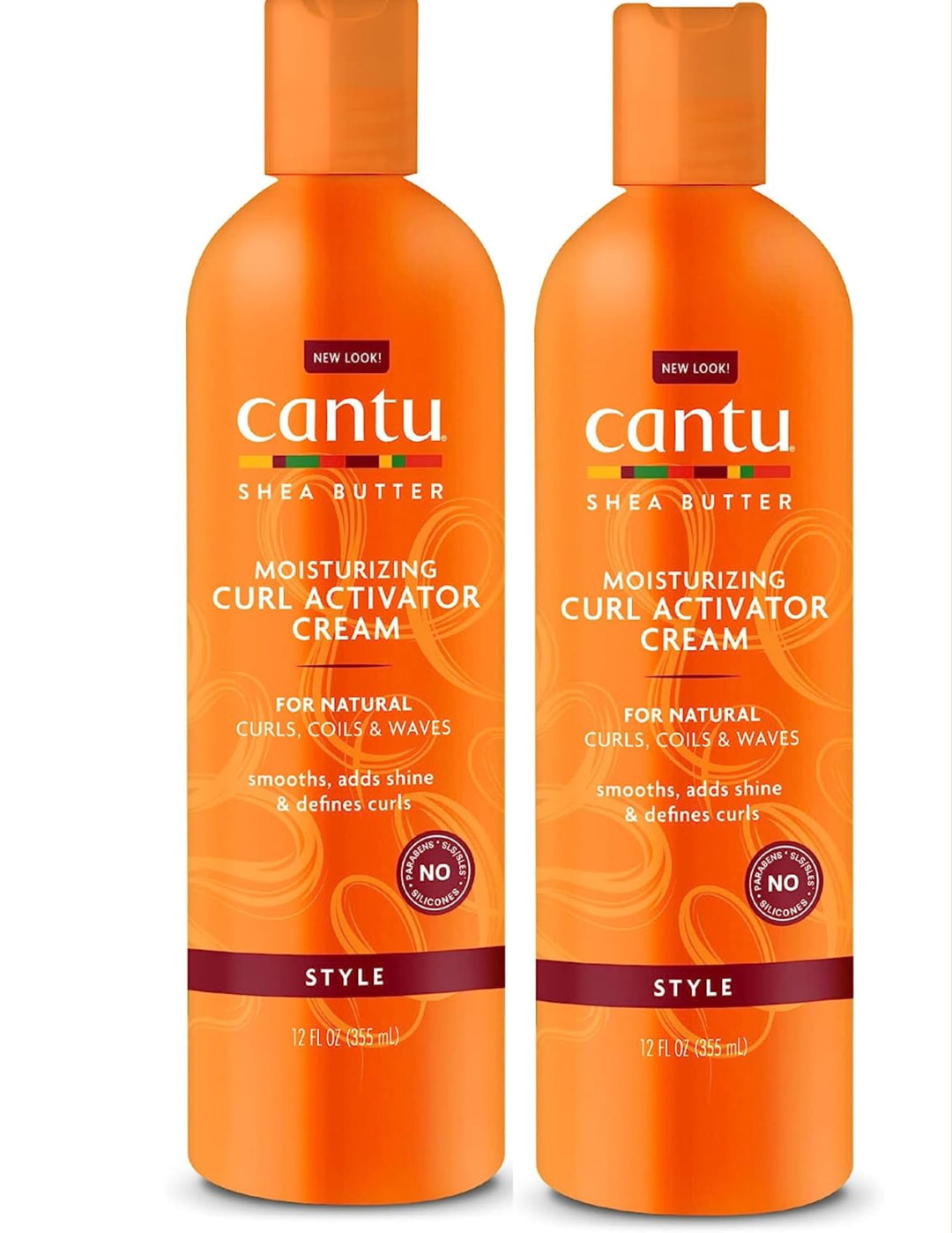 Cantu Shea Butter Moisturizing Curl Activator Cream (2 Pack of 12 Oz.)