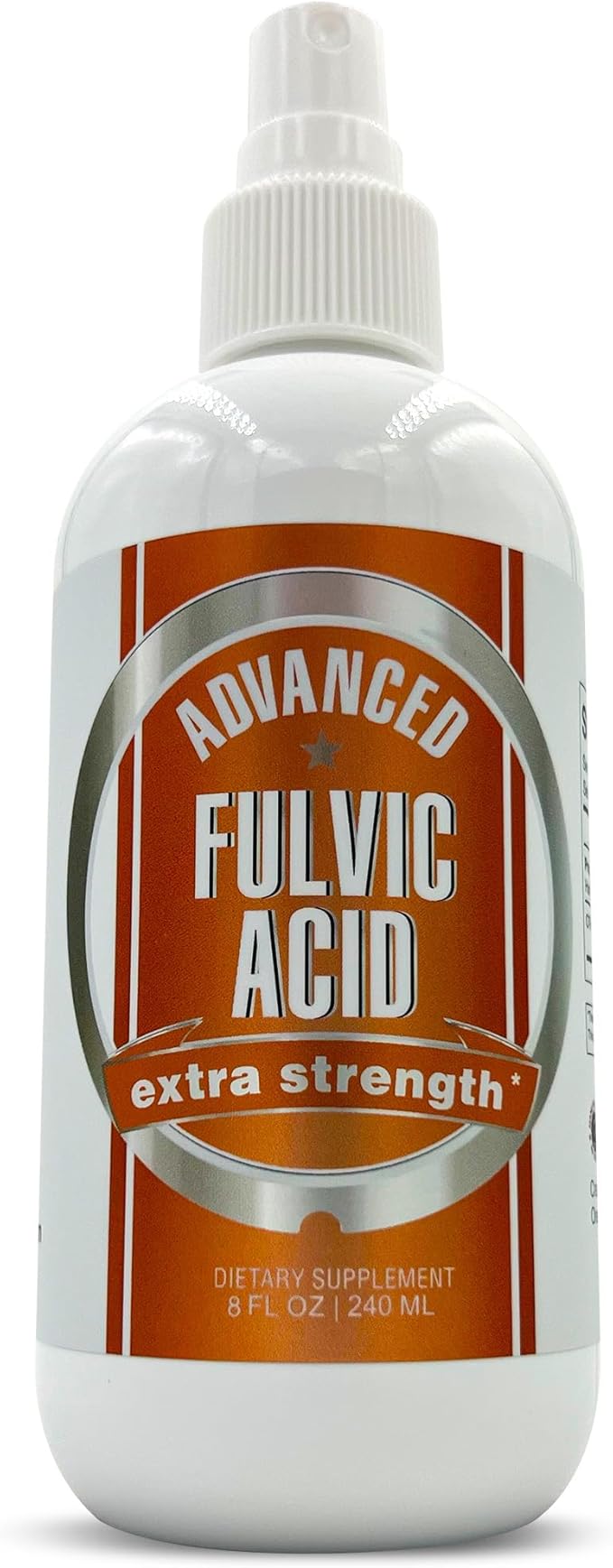 Advanced Fulvic Acid and Humic Acid Trace Mineral Liquid Spray Supplement. 70+ Ionic Organic Vital Minerals & Electrolytes, Similar Benefits of Shilajit & Drops (8 oz, 240 Servings)