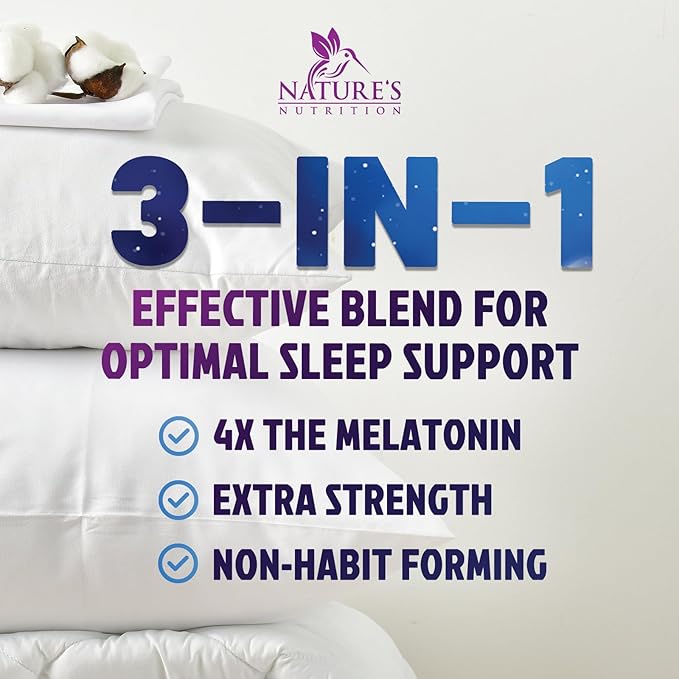 Sleep Gummy 8mg Melatonin - Extra Strength Sleep Support with 20mg Passiflora, Natural Sleeping Gummies for Adults, Vegan & Non-GMO, Melatonin Supplement for Restful Sleep Women & Men - 60 Gummies