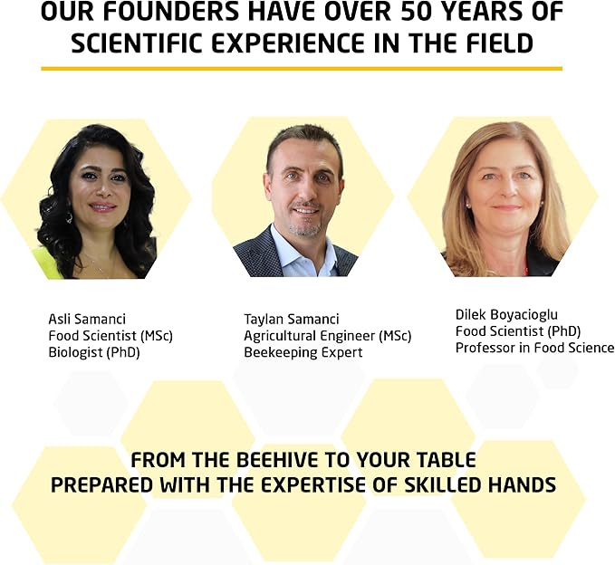 Bee and You Royal Jelly Tablet, Propolis Extract, Bee Pollen, 100% Natural Superfood, Ultra Pure, Immune Support Supplement, Improve Energy, Focus, Antioxidants, Fresh, Keto, Paleo, Gluten-Free | 60ct