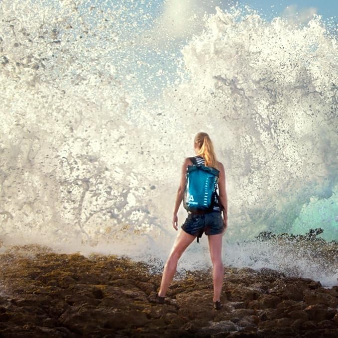 Aquapac Heavyweight 28L Waterproof Toccoa Backpack, UK Made, Travel Essential, 5 Year Warranty, Hiking, Mountain Biking