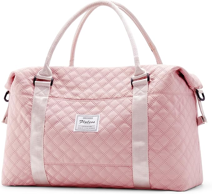 Travel Duffel Bag,Sports Tote Gym Bag,Shoulder Weekender Overnight Bag for Women