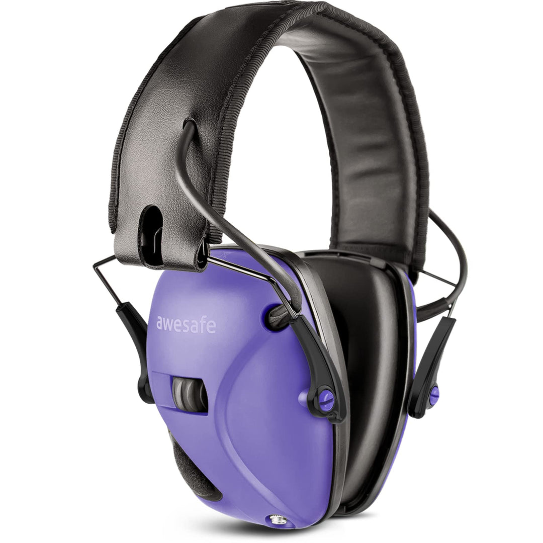 awesafe Electronic Shooting Earmuffs Ear Hearing Protection Headphones for Shooter Gun Range Noise Reduction Sound Amplification