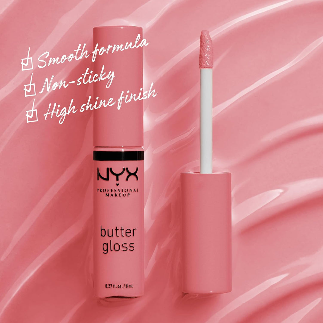 NYX Butter Gloss | Non-Sticky Lip Gloss in Tiramisu - Brown Shade