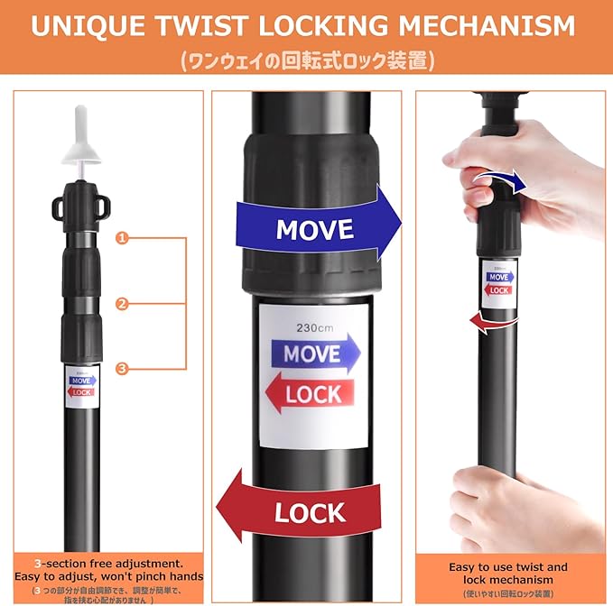 Azarxis Tent Poles Aluminum Tent Rod Replacement Camping Accessories, Multifunction Lightweight Tent Poles Repair Kit, 7001 Series Aircraft-Grade Aluminum - 2 Poles