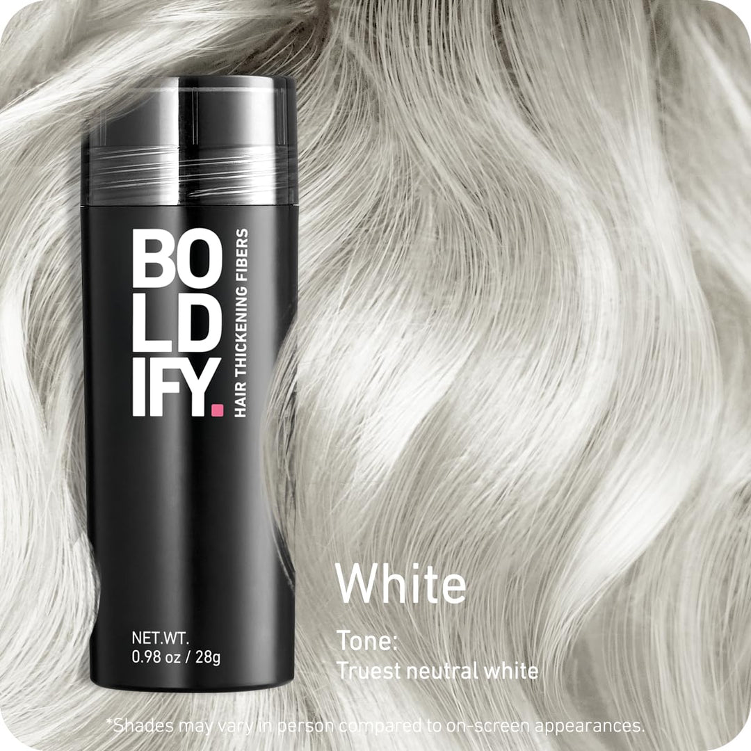 Boldify Hair Fibers 28g | Fill Thinning Hair | Light Brown | For Men & Women