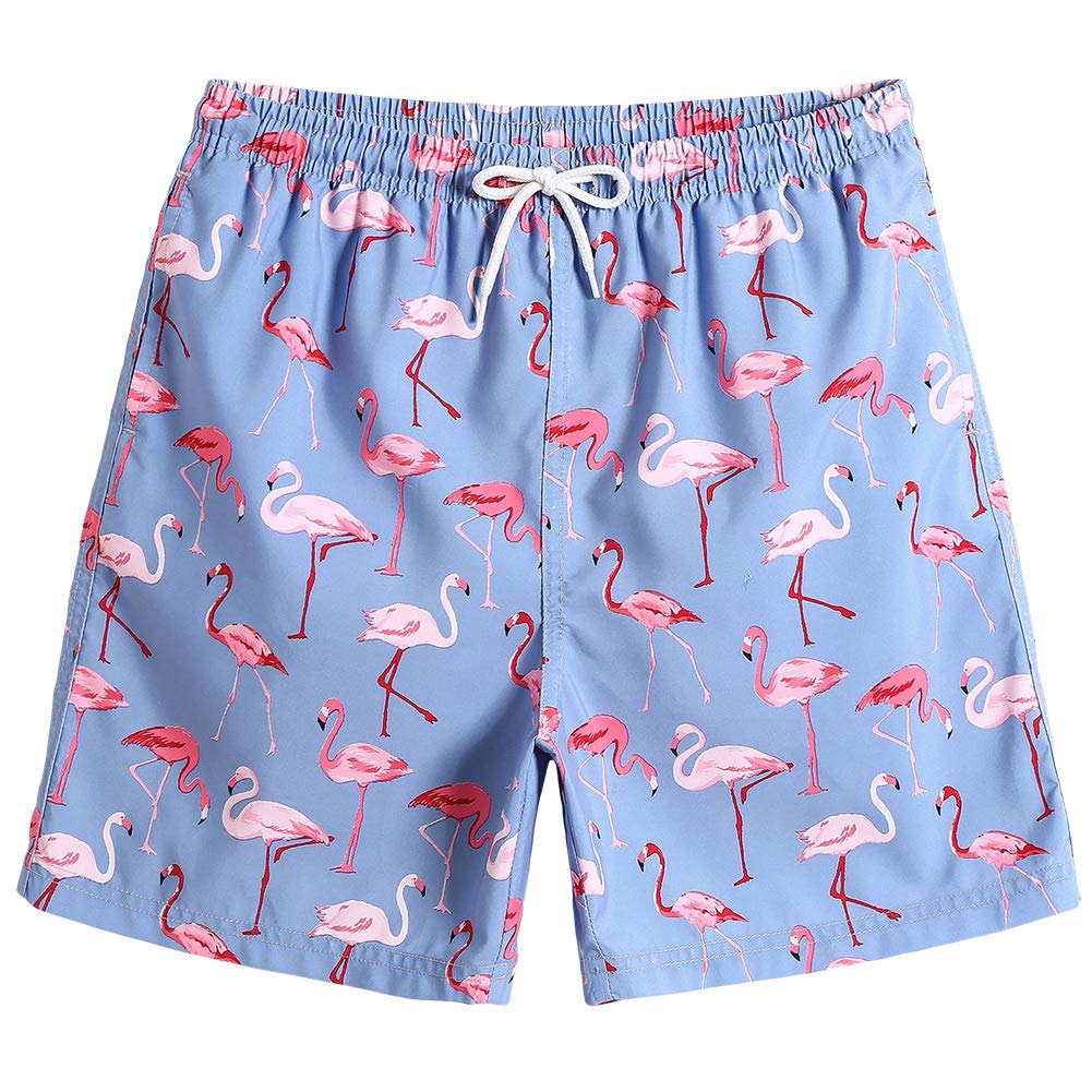 maamgic Boys Swim Trunks Toddler Swim Shorts Little Boys Bathing Suit Swimsuit Toddler Boy Swimwear,Gma-flamingo,2 T